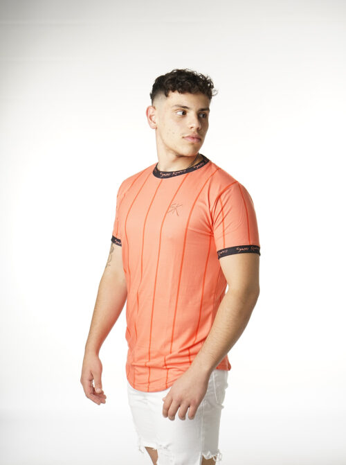 Orange Fitted Sleeve Tee - Imagen 2